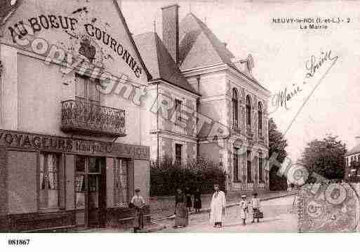 Ville de NEUVYLEROI, carte postale ancienne