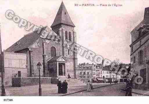 Ville de PANTIN, carte postale ancienne