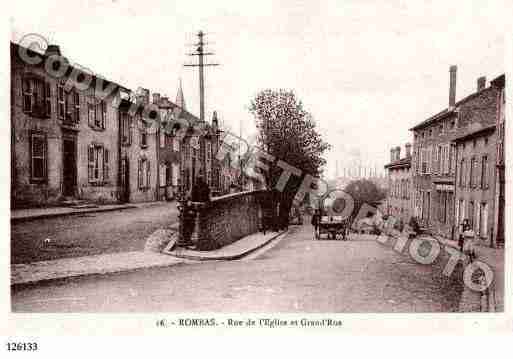 Ville de ROMBAS, carte postale ancienne