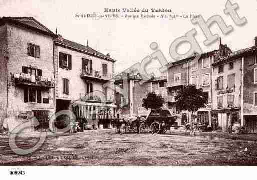 Ville de SAINTANDRELESALPES, carte postale ancienne