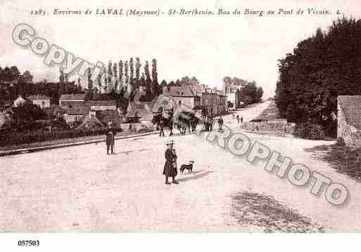 Ville de SAINTBERTHEVIN, carte postale ancienne