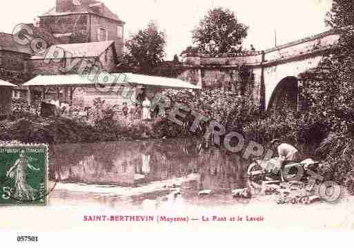 Ville de SAINTBERTHEVIN, carte postale ancienne