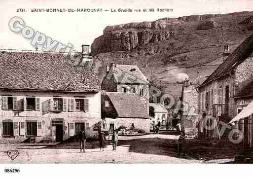 Ville de SAINTBONNETDECONDAT, carte postale ancienne