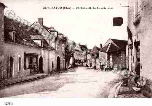 Ville de SAINTSATUR, carte postale ancienne