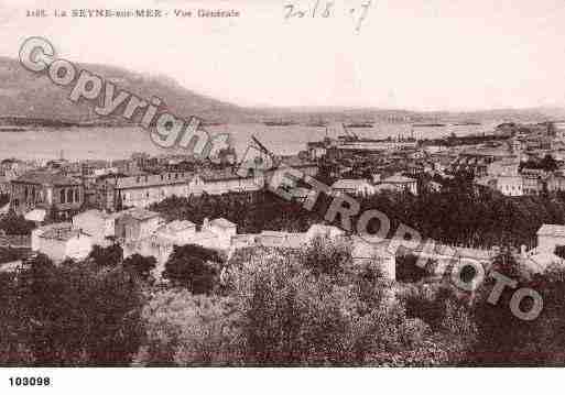 Ville de SEYNESURMER(LA), carte postale ancienne