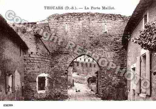 Ville de THOUARS, carte postale ancienne