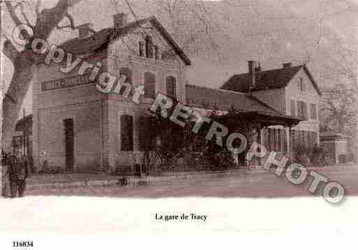 Ville de TRACYSURLOIRE, carte postale ancienne