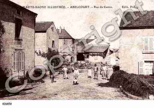 Ville de ABELCOURT, carte postale ancienne