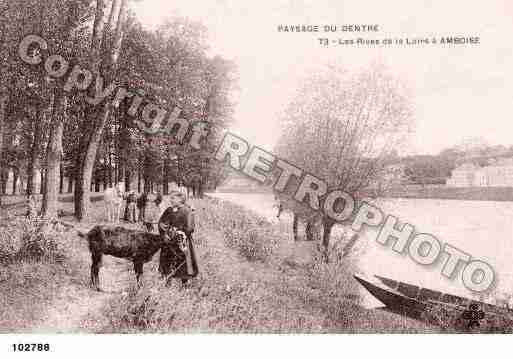 Ville de AMBOISE, carte postale ancienne