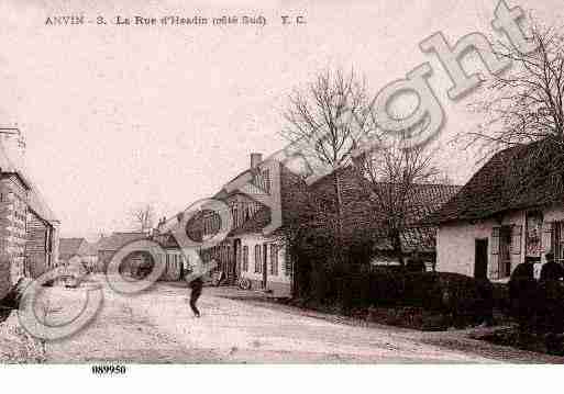 Ville de ANVIN, carte postale ancienne