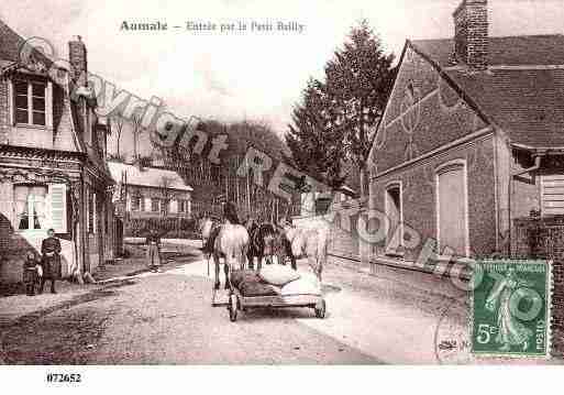 Ville de AUMALE, carte postale ancienne