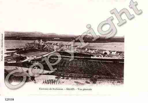 Ville de BAGES, carte postale ancienne