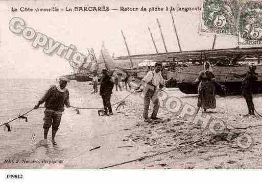 Ville de BARCARES(LE), carte postale ancienne