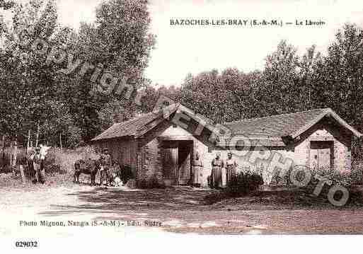 Ville de BAZOCHESLESBRAY, carte postale ancienne