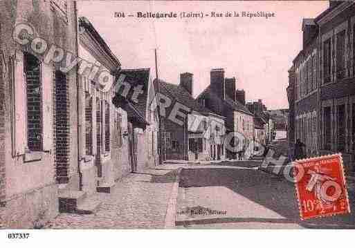 Ville de BELLEGARDE, carte postale ancienne