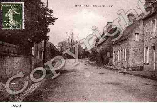 Ville de BLOSVILLE, carte postale ancienne