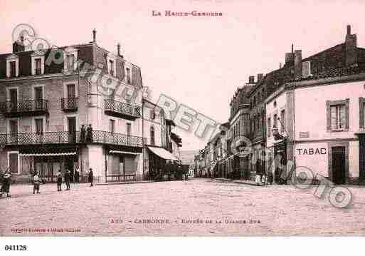 Ville de CARBONNE, carte postale ancienne