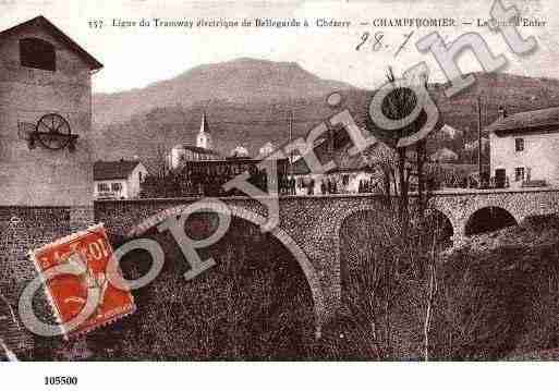 Ville de CHAMPFROMIER, carte postale ancienne