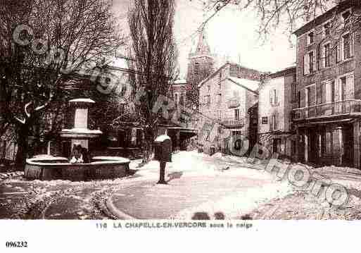 Ville de CHAPELLEENVERCORS(LA), carte postale ancienne