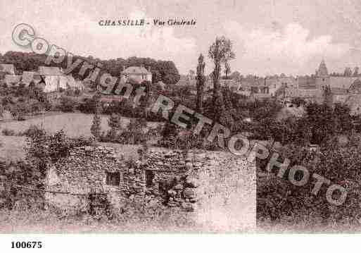 Ville de CHASSILLE, carte postale ancienne