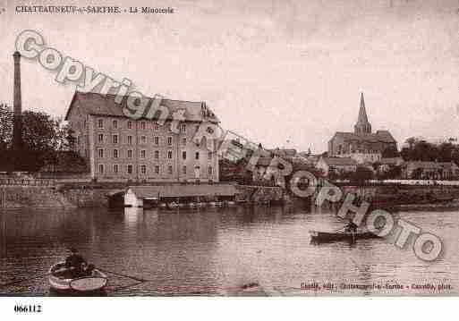 Ville de CHATEAUNEUFSURSARTHE, carte postale ancienne