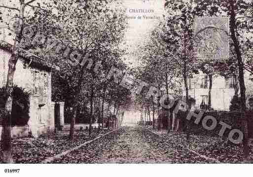 Ville de CHATILLON, carte postale ancienne