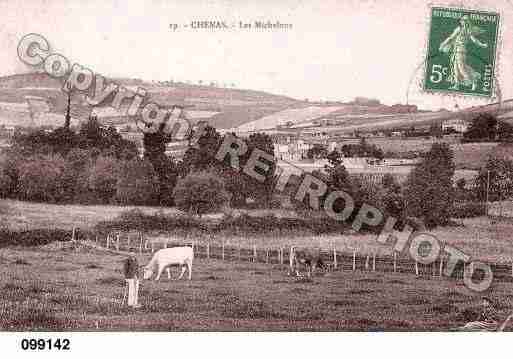 Ville de CHENAS, carte postale ancienne