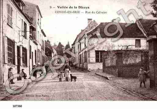 Ville de CONDEENBRIE, carte postale ancienne