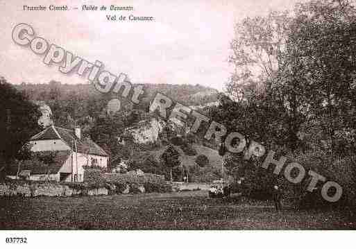 Ville de CUSANCE, carte postale ancienne