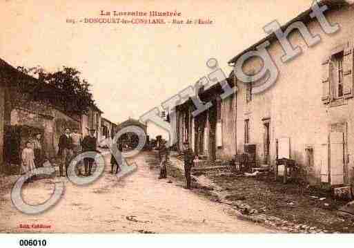 Ville de DONCOURTLESCONFLANS, carte postale ancienne