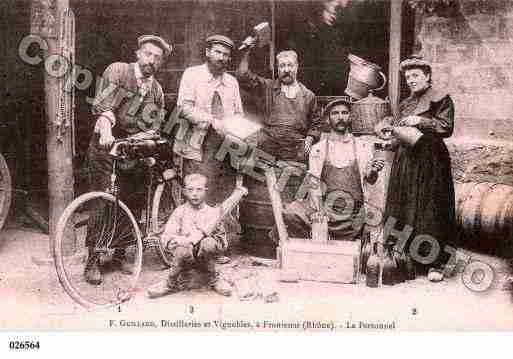 Ville de FRONTENAS, carte postale ancienne