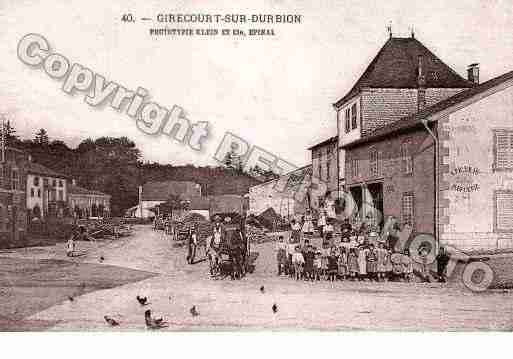 Ville de GIRECOURTSURDURBION, carte postale ancienne