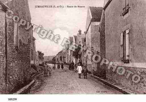 Ville de JUMEAUVILLE, carte postale ancienne