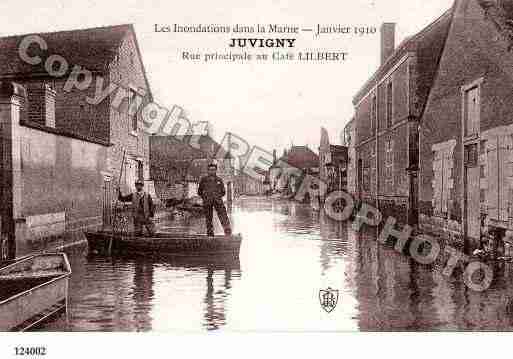 Ville de JUVIGNY, carte postale ancienne