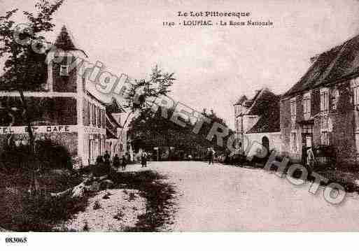 Ville de LOUPIAC, carte postale ancienne