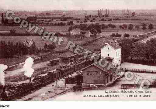 Ville de MARCILLOLES, carte postale ancienne