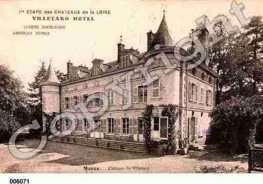 Ville de MAVES, carte postale ancienne