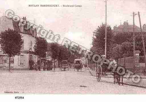 Ville de MEULAN, carte postale ancienne