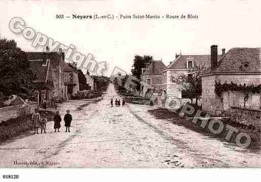 Ville de NOYERSSURCHER, carte postale ancienne