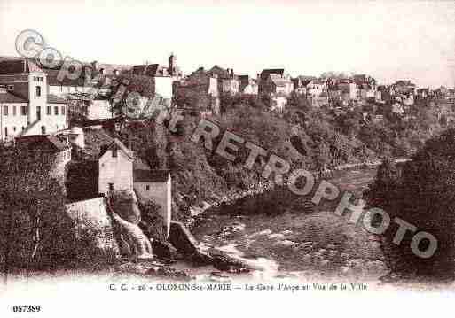 Ville de OLORONSAINTEMARIE, carte postale ancienne