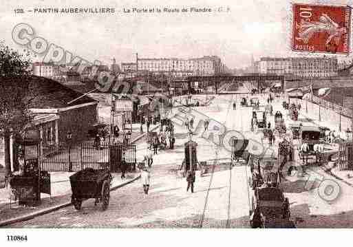 Ville de PANTIN, carte postale ancienne