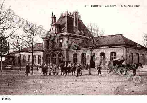 Ville de PANTIN, carte postale ancienne