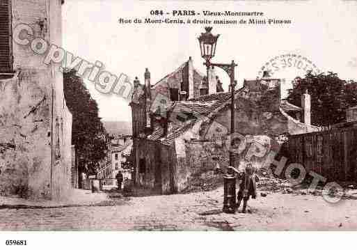 Ville de PARIS18, carte postale ancienne