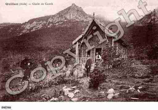 Ville de QUILLAN, carte postale ancienne