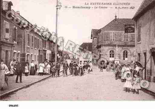 Ville de RONCHAMP, carte postale ancienne