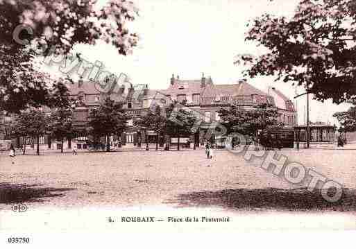 Ville de ROUBAIX, carte postale ancienne