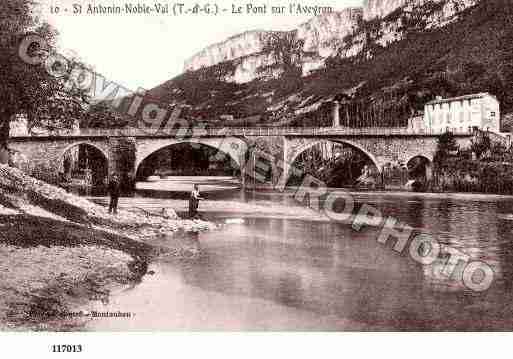 Ville de SAINTANTONINNOBLEVAL, carte postale ancienne