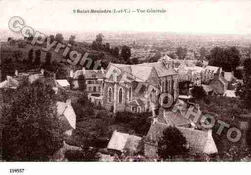 Ville de SAINTBROLADRE, carte postale ancienne