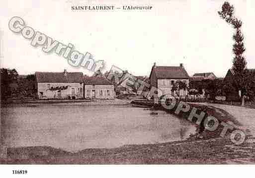 Ville de SAINTLAURENT, carte postale ancienne