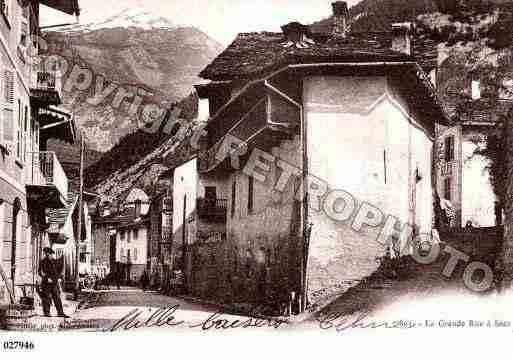 Ville de SEEZ, carte postale ancienne